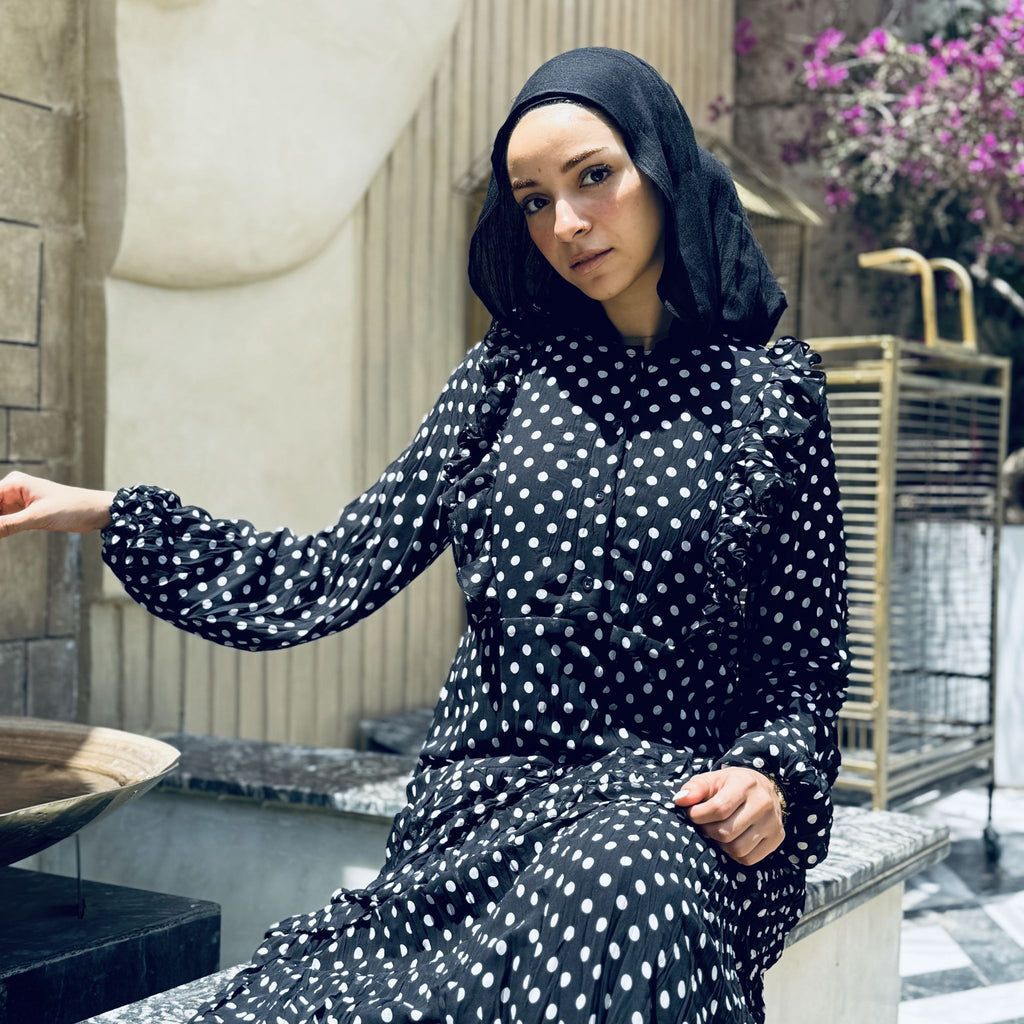 Black Polka Dot Dress