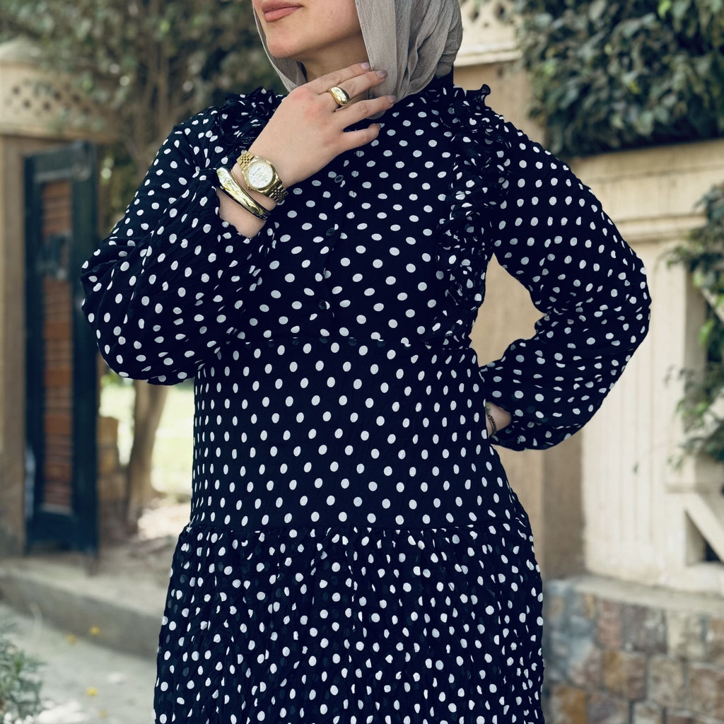 Black Polka Dot Dress