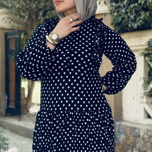 Black Polka Dot Dress