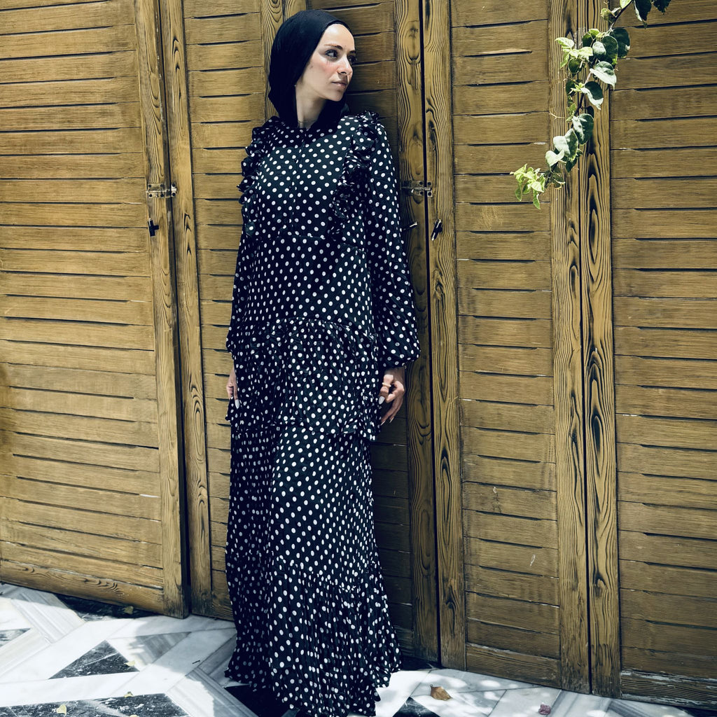 Black Polka Dot Dress