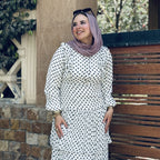 White Polka Dot Dress