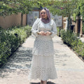 White Polka Dot Dress