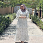 White Polka Dot Dress